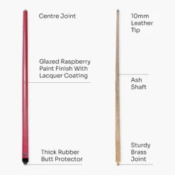 Jonny 8 Ball Jonny 8 Ball 36 Inch RASPBERRY JET Kids Junior Snooker Pool Cue 10mm Tip -Slok Billiards Equipment Store 4 3cec3fdc 8310 4074 9121 9b2750a5651b