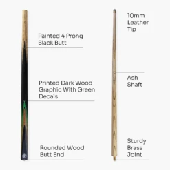 Jonny 8 Ball Jonny 8 Ball VANQUISH 48 Inch 2 Piece Junior Kids Snooker Pool Cue 10mm Tip -Slok Billiards Equipment Store 4 5a6af614 ed73 497a a328 7b366a15a8ed