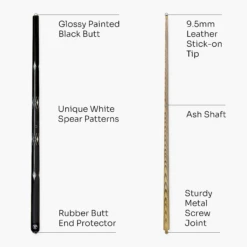 Jonny 8 Ball Jonny 8 Ball WHITE SPEAR 57 Inch 2 Piece Snooker Pool Cue And Case Set With 9.5mm Tip 26 Jonny 8 Ball Jonny 8 Ball WHITE SPEAR 57 Inch 2 Piece Snooker Pool Cue And Case Set With 9.5mm Tip -Slok Billiards Equipment Store 4 6ef1ab27 b2a4 4012 a107 0b4021a868a7