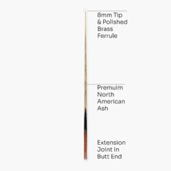 Baize Master Baize Master Black Label 57 Inch One Piece Hand Spliced Premium Ebony Butt English Pool Cue With 8mm Leather Tip -Slok Billiards Equipment Store 4 a66f07f1 4ebd 4bab 9282 e38323620305