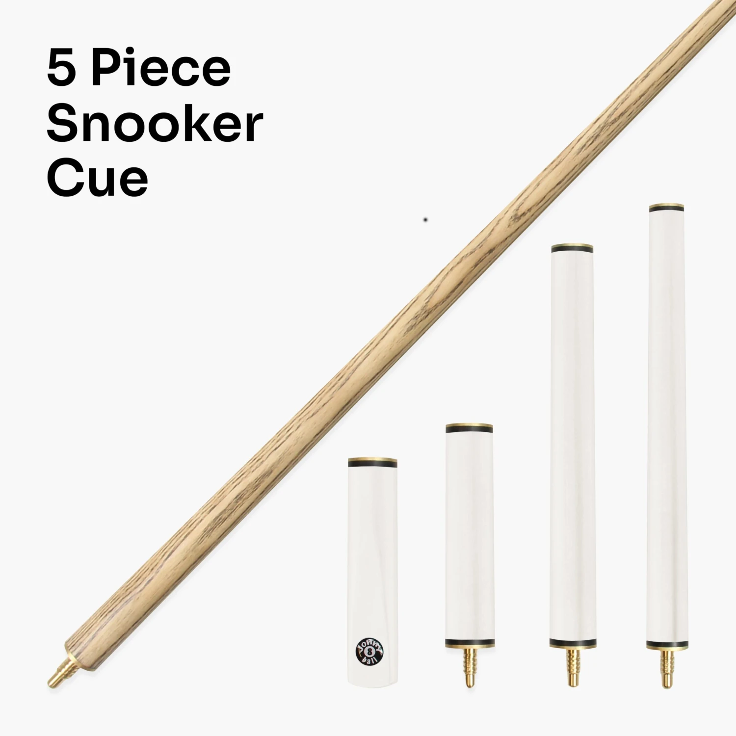 Jonny 8 Ball Jonny 8 Ball COMBI Length Adjustable 5 Piece Ash Snooker Pool Cue – 9mm Tip 14 Jonny 8 Ball Jonny 8 Ball COMBI Length Adjustable 5 Piece Ash Snooker Pool Cue – 9mm Tip - Image 12