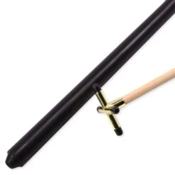 Cue & Case 57 Inch Transportable Hardwood 2pc Snooker CUE REST & BRASS CROSS HEAD With Toes