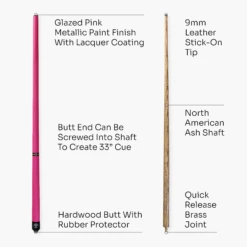 Jonny 8 Ball Jonny 8 Ball 48 Inch JUNIOR TRIAD 3 Section Kids Snooker Pool Cue - 9mm Tip -Slok Billiards Equipment Store 5 19faac4a 4d73 4d7b a823 d04d3fac7032