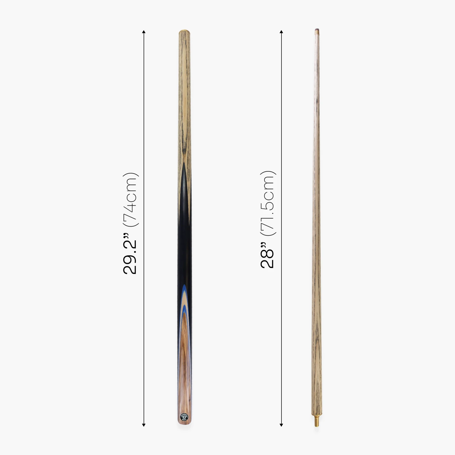 Cue + Case Jonny 8 Ball Challenger 57 Inch 2 Piece English Pool Cue And Case Set With 8mm Pro Leather Tip With Black Hard Case 7 Cue + Case Jonny 8 Ball Challenger 57 Inch 2 Piece English Pool Cue And Case Set With 8mm Pro Leather Tip With Black Hard Case - Image 5