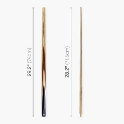 Cue + Case Baize Master Paragon 57 Inch 2 Piece Centre Joint Snooker Pool Cue 9.3mm Pro Leather Tip -Slok Billiards Equipment Store 5v2