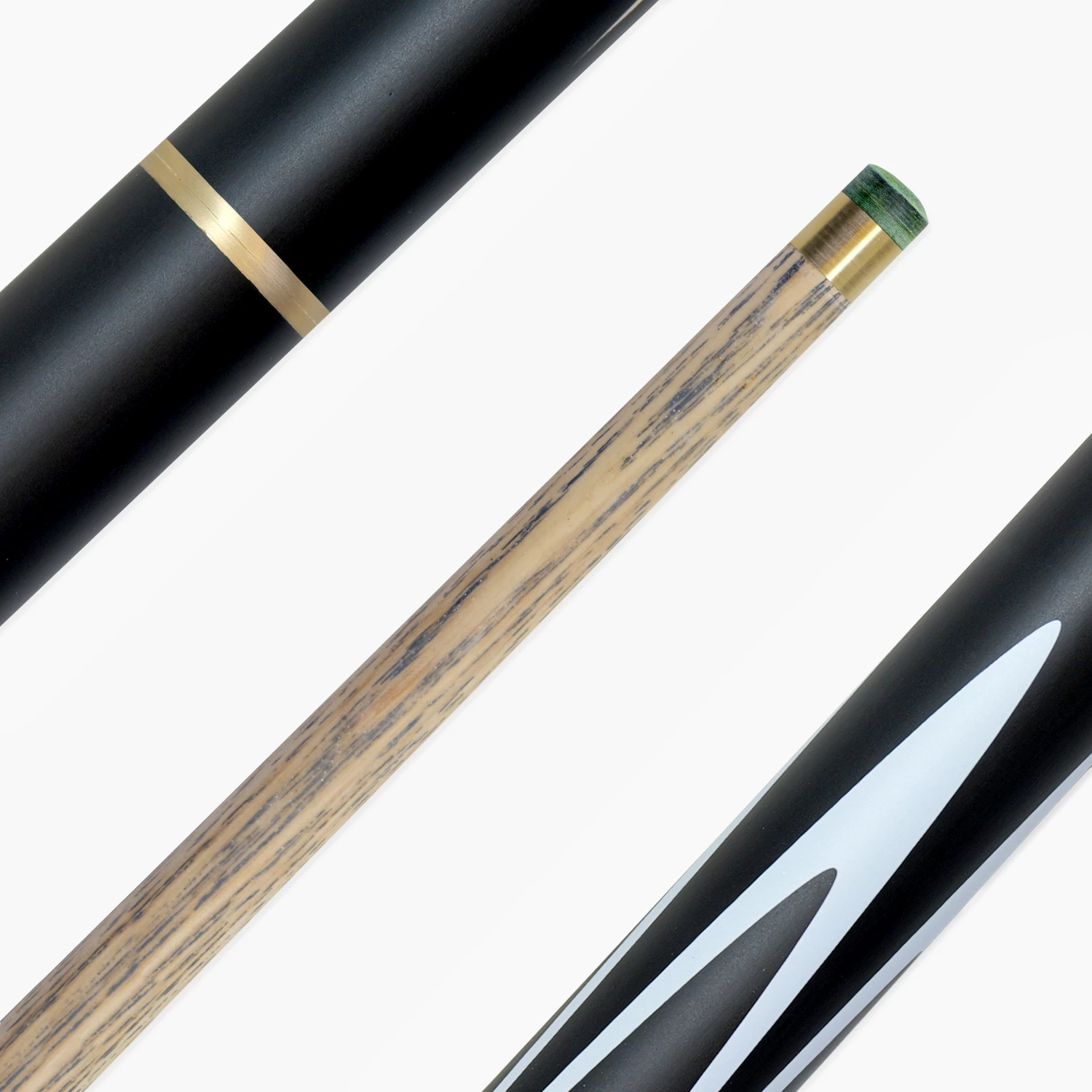 PRO147 PRO147 Black & White STRIKER 57 Inch 3/4 Snooker Pool Cue With 9.5mm Tip - Mini Butt Included 8 PRO147 PRO147 Black & White STRIKER 57 Inch 3/4 Snooker Pool Cue With 9.5mm Tip - Mini Butt Included - Image 6