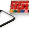 Cue + Case Funky Chalk 1 1/2 Inch 38mm Economy Kids Snooker Balls - 22 Ball Set (15 Reds) & TRIANGLE -Slok Billiards Equipment Store 61FgqYtdOfL. AC SL1500