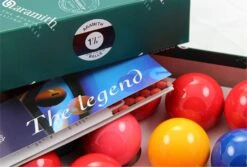 Aramith Aramith 1 7/8" (47.6mm) Premier Snooker Balls - 10 Red - 17 Balls -Slok Billiards Equipment Store 61GG2teZcAL