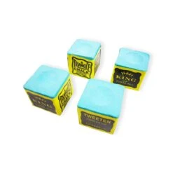 Cue & Case Pro-Quality Green Triangle Snooker & Pool Chalk (4 Pcs)