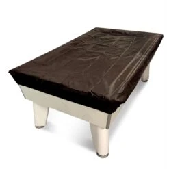 Cue & Case Plain 8ft UK Nylon Pool Table Cover With Fitted Elasticated Corners