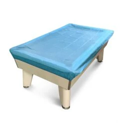 Cue & Case Plain 8ft UK Nylon Pool Table Cover With Fitted Elasticated Corners 20 Cue & Case Plain 8ft UK Nylon Pool Table Cover With Fitted Elasticated Corners -Slok Billiards Equipment Store 6FT Sky Blue Table Cover 3 v2 scaled 1