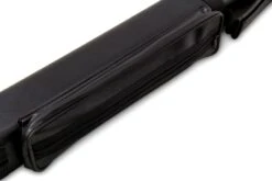 Cue + Case Funky Chalk ALL BLACK Leather Patch Effect SQUARE 2 Piece Snooker Pool Cue Case - Holds 2 Centre Jointed Cues -Slok Billiards Equipment Store 7 19 scaled 1