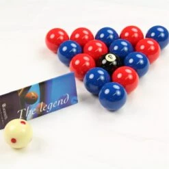 Aramith Aramith LEAGUE Edition RED & BLUE Pool Balls - PRO CUP Spotted Cue Ball