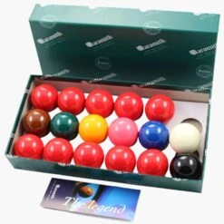 Aramith Aramith 1 7/8" (47.6mm) Premier Snooker Balls - 10 Red - 17 Balls
