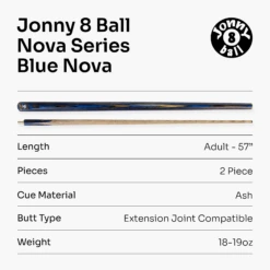 Jonny 8 Ball Jonny 8 Ball NOVA 57 Inch 2 Piece Centre Joint English Pool Cue And Case Set 9mm Tip With Slim Tapered Ash Shaft 28 Jonny 8 Ball Jonny 8 Ball NOVA 57 Inch 2 Piece Centre Joint English Pool Cue And Case Set 9mm Tip With Slim Tapered Ash Shaft -Slok Billiards Equipment Store 7 17514889 e270 416b b6cd 1fb1d4daa240