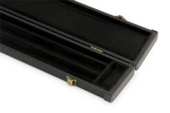 Baize Master Baize Master 1pc WIDE PLAIN BLACK Pool Snooker Cue Case With Plastic Ends - Holds 3 Cues -Slok Billiards Equipment Store 94373780