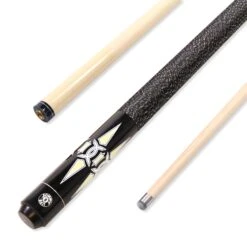 Jonny 8 Ball Jonny 8 Ball Geometric 57 Inch 2 Piece Snooker Pool Cue 10mm Tip