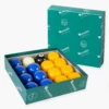 Aramith Aramith Premier BLUE & YELLOW 2" Pool Balls + 1 7/8" Cue Ball, Suitable For Pubs -Slok Billiards Equipment Store Aramith Blue Yellow w Black 8 Ball