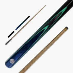 Baize Master Baize Master Blue Admiral 3/4 Jointed Cue + 6" Mini-Butt Extension