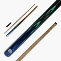 Baize Master Baize Master Blue Admiral 2 Piece Centre Joint Cue + 6" Mini-Butt Extension
