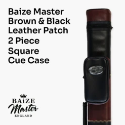 Baize Master Baize Master BROWN & BLACK Leather Patch Effect SQUARE Cue Case - Holds 2 Centre Jointed Cues 10 Baize Master Baize Master BROWN & BLACK Leather Patch Effect SQUARE Cue Case - Holds 2 Centre Jointed Cues -Slok Billiards Equipment Store Artboard2 f61fe379 3840 4c0d 8df7 b6056b42ac68