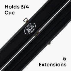 Baize Master Baize Master 3/4 Deluxe Black Snooker Pool Case With Plastic Ends And Embroidered Logo - BLACK INTERIOR -Slok Billiards Equipment Store Artboard3 57174b28 e076 40d1 bd7b a369ae59f7a5
