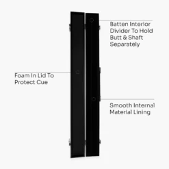 Cue & Case CLASSIC ATTACHE 2 Piece Snooker Pool Cue Case With Batten Divider 25 Cue & Case CLASSIC ATTACHE 2 Piece Snooker Pool Cue Case With Batten Divider -Slok Billiards Equipment Store Artboard4