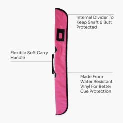 Cue & Case Quality Thick Padded HOT PINK Vinyl 2pc Soft Snooker Pool Cue Case -Slok Billiards Equipment Store Artboard4 3108fd83 b9ff 48a1 811c f5fad634e470