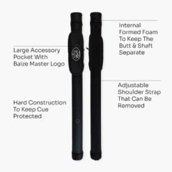 Baize Master Baize Master 2pc Tubular Snooker Pool Cue Case With 9 Inch Accessory Pocket -Slok Billiards Equipment Store Artboard4 7e71706c 9918 4b82 94e9 e467c341271b