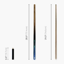 Baize Master Baize Master Blue Admiral 2 Piece Centre Joint Cue + 6" Mini-Butt Extension -Slok Billiards Equipment Store Artboard5 41476b4a fb4c 413f 92b8 8823da0f3ece