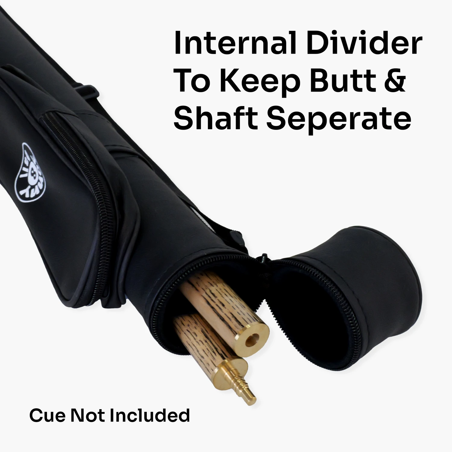 Jonny 8 Ball Jonny 8 Ball Black Tubular Cue Case + Shoulder Strap - Holds 2pc Snooker Or Pool Cue 12 Jonny 8 Ball Jonny 8 Ball Black Tubular Cue Case + Shoulder Strap - Holds 2pc Snooker Or Pool Cue - Image 10