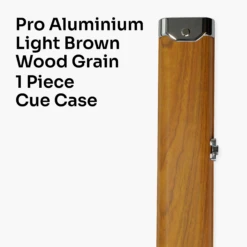 Cue & Case Pro Aluminium One Piece Wood Grain Cue Case Metal Ends - Holds 2 Cues -Slok Billiards Equipment Store Artboard 2 40604f8f 2d17 4fc6 a333 864374329d61