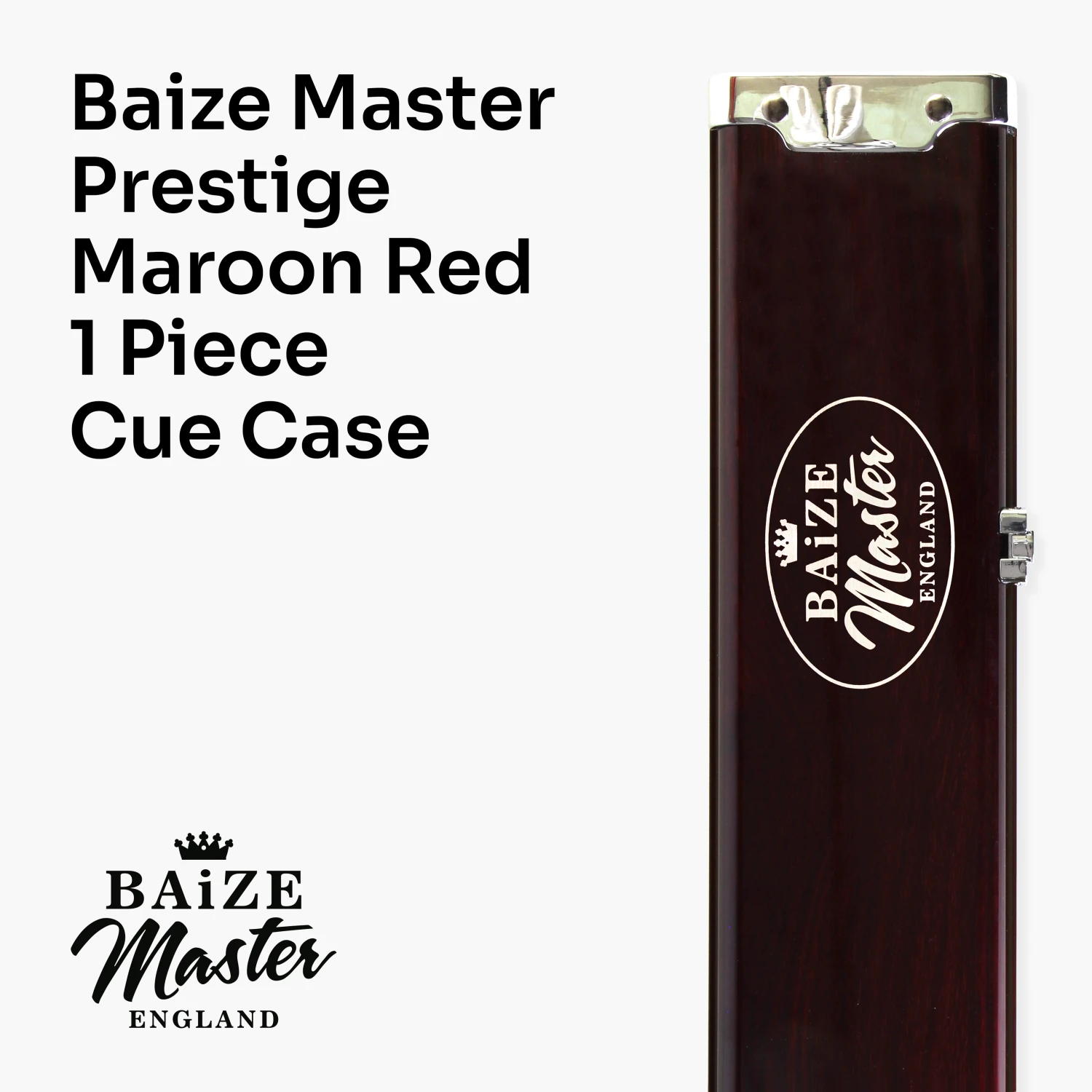 Baize Master Baize Master PRESTIGE 1 Piece Metal Snooker Pool Cue Case - Holds 3 Cues 11 Baize Master Baize Master PRESTIGE 1 Piece Metal Snooker Pool Cue Case - Holds 3 Cues - Image 9