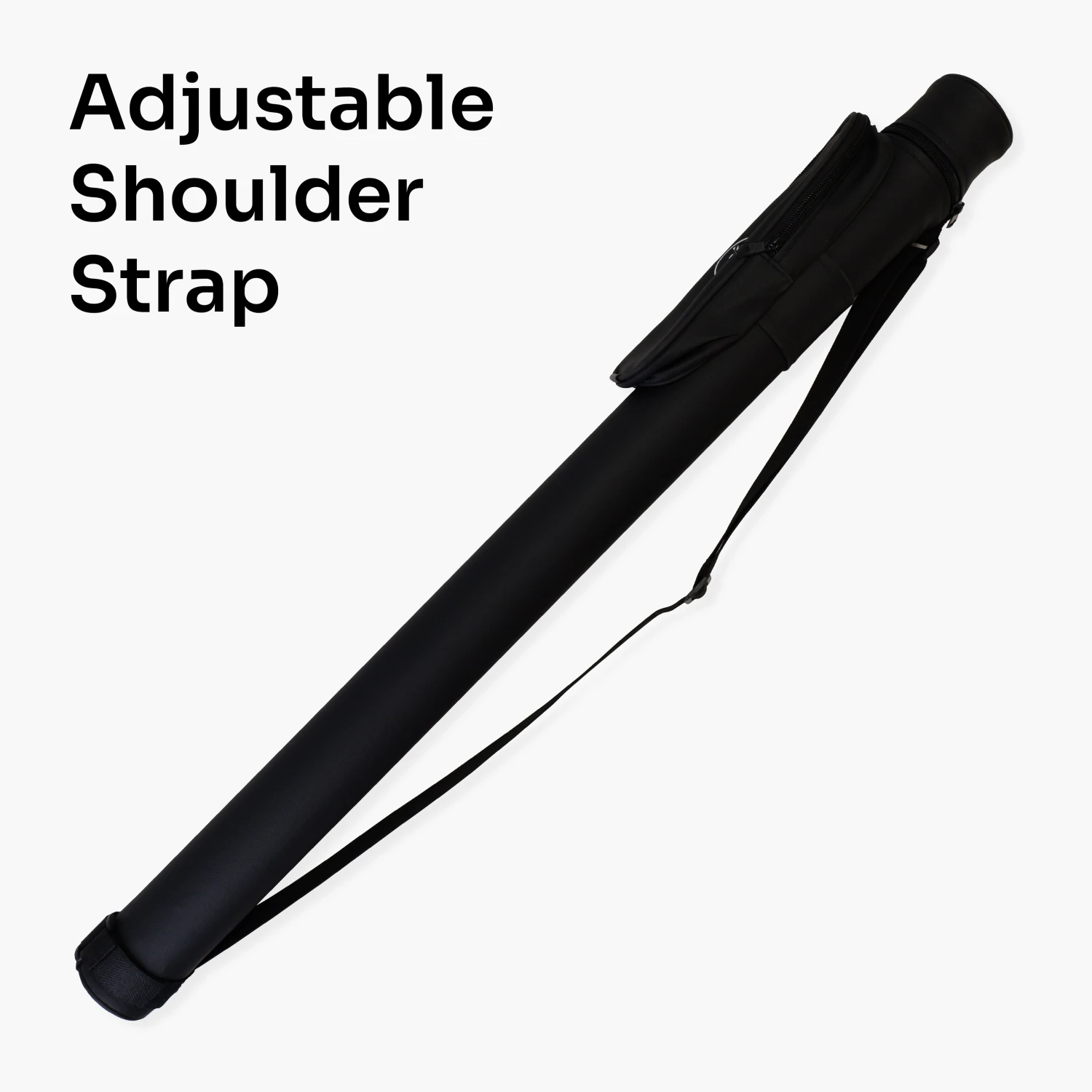 Jonny 8 Ball Jonny 8 Ball Black Tubular Cue Case + Shoulder Strap - Holds 2pc Snooker Or Pool Cue 15 Jonny 8 Ball Jonny 8 Ball Black Tubular Cue Case + Shoulder Strap - Holds 2pc Snooker Or Pool Cue - Image 13