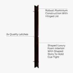 Cue & Case Pro Aluminium One Piece Wood Grain Cue Case Metal Ends - Holds 2 Cues -Slok Billiards Equipment Store Artboard 4 6df6a0a9 3c0c 4082 b6af 7d64aec01cde