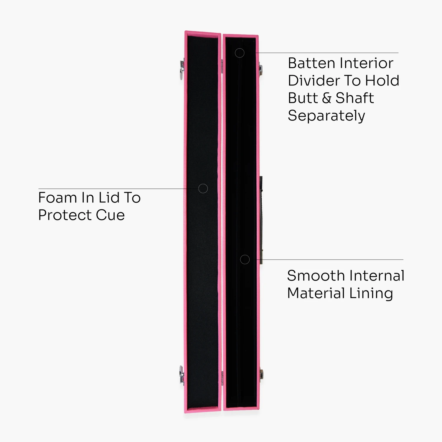Cue & Case CLASSIC ATTACHE 2 Piece Snooker Pool Cue Case With Batten Divider 21 Cue & Case CLASSIC ATTACHE 2 Piece Snooker Pool Cue Case With Batten Divider - Image 19