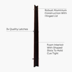 Cue & Case Baize Master Prestige One Piece Luxury Snooker Pool Cue Case - Holds 2 Cues -Slok Billiards Equipment Store Artboard 4 f062260c 8f9a 4f2b 99be a7123e16d55b