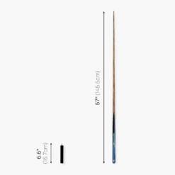 Baize Master Baize Master Blue Admiral 1 Piece Cue + 6" Mini-Butt Extension -Slok Billiards Equipment Store Artboard 5 copy