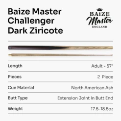 Cue + Case Baize Master Challenger 57 Inch 2 Piece Centre Joint Snooker Pool Cue 9.3mm Pro Leather Tip 35 Cue + Case Baize Master Challenger 57 Inch 2 Piece Centre Joint Snooker Pool Cue 9.3mm Pro Leather Tip -Slok Billiards Equipment Store Artboard 7 fff08fdd 7712 47c6 832f bff8a3dfec76