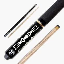 Jonny 8 Ball Jonny 8 Ball AZTEC 8.5mm Tip Adjustable 4 Piece Ash Pub Pool Cue, Shorten To 45"