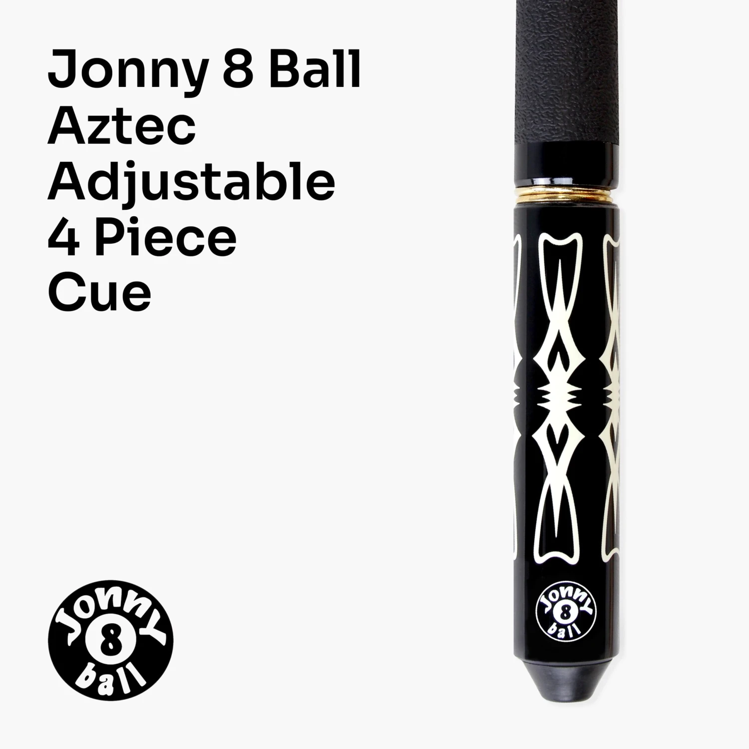 Jonny 8 Ball Jonny 8 Ball AZTEC 8.5mm Tip Adjustable 4 Piece Ash Pub Pool Cue, Shorten To 45" 4 Jonny 8 Ball Jonny 8 Ball AZTEC 8.5mm Tip Adjustable 4 Piece Ash Pub Pool Cue, Shorten To 45" - Image 2