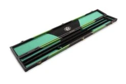 Baize Master Baize Master 2 Piece 3 SLOT ARROW Snooker Pool Cue Case With Plastic Ends -Slok Billiards Equipment Store BM2pcWideArrowGreen3