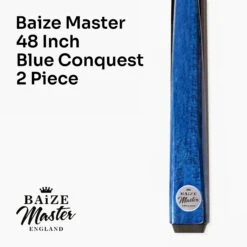Baize Master Baize Master CONQUEST 48 Inch 2 Piece Junior Snooker Pool Cue With 9.5mm Layered Tip -Slok Billiards Equipment Store Blue248 454f11f7 82cf 4583 aae4 54bdbeb8be0a