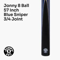 Jonny 8 Ball Jonny 8 Ball 3/4 SNIPER 57 Inch Ash English Pool Cue With 8mm Layered Pro Tip -Slok Billiards Equipment Store Blue2 5d39f655 524f 4c7b 8c1b 8586cb9ec9b6