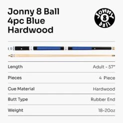 Jonny 8 Ball Jonny 8 Ball 4 Piece Hardwood Length Adjustable Snooker Pool Cue + 4 X 11mm Screw Tips 36 Jonny 8 Ball Jonny 8 Ball 4 Piece Hardwood Length Adjustable Snooker Pool Cue + 4 X 11mm Screw Tips -Slok Billiards Equipment Store Blue7 22d3e3ff 83bc 4d2e a3b6 1ac7a86e5269