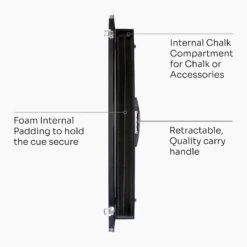 Baize Master Baize Master Jimmy White Conquest 57 Inch Cue And Case Set 9.5mm Tip With Black Hard Case -Slok Billiards Equipment Store Blue7 36d3022f affd 41ba bec6 9b15d7c6c5c2