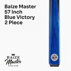 Baize Master Baize Master VICTORY 57 Inch 2 Piece Ash Snooker Pool Cue With 9.5mm Layered Tip -Slok Billiards Equipment Store BlueVictory2 8b1ac5f9 b83d 4aa8 b54d 657ac2753101