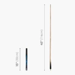 Baize Master Baize Master Gold Series 58 Inch EMPEROR ¾ Jointed Snooker Pool Cue With 9.5mm Tip And 6 Inch Mini Butt -Slok Billiards Equipment Store Blue EMP 5 1b1e5b32 5234 4198 92c5 93a6868cb2fb