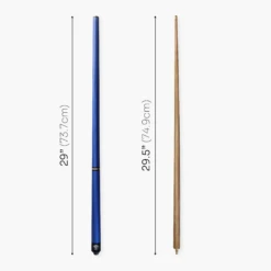 Jonny 8 Ball Jonny 8 Ball TRIAD 57 Inch 3 Piece Snooker Pool Cue 9.5mm Tip - Shorten To 39 Inch -Slok Billiards Equipment Store Blue Triad 6