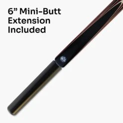 Baize Master Baize Master 3/4 CRUCIBLE Hand Spliced 57 Inch Ash Snooker Pool Cue With 9.5mm Tip + Mini Butt Extension -Slok Billiards Equipment Store Brown43Q